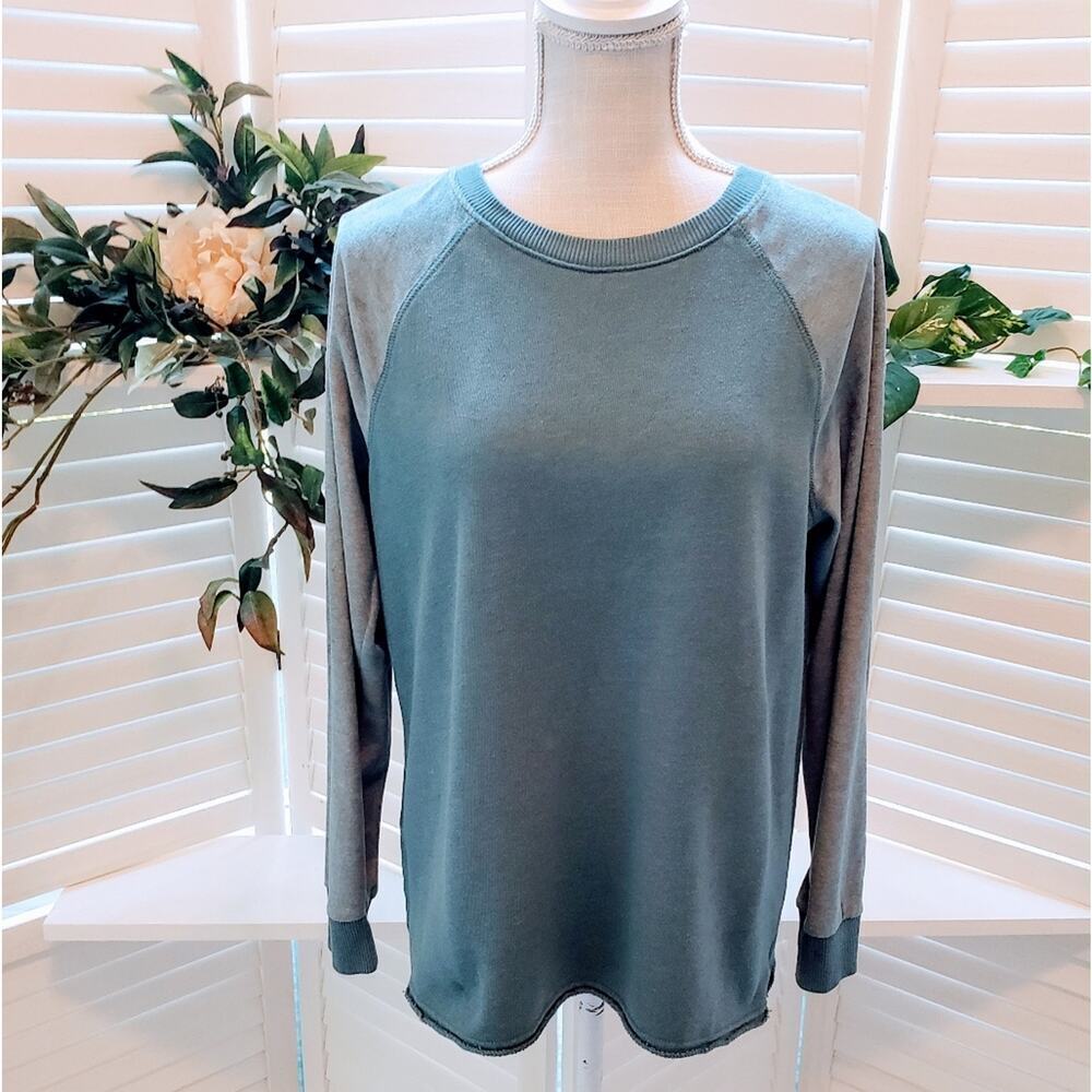 AMERICAN EAGLE BLUE/GREEN SWEATSHIRT SIZE MED